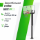 Баскетбольная стойка стационарная UNIX Line B-Stand-TG 54"x32" R45 H230-305 см - 2