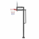 Баскетбольная стойка стационарная UNIX Line B-Stand-TG 54"x32" R45 H230-305 см - 9